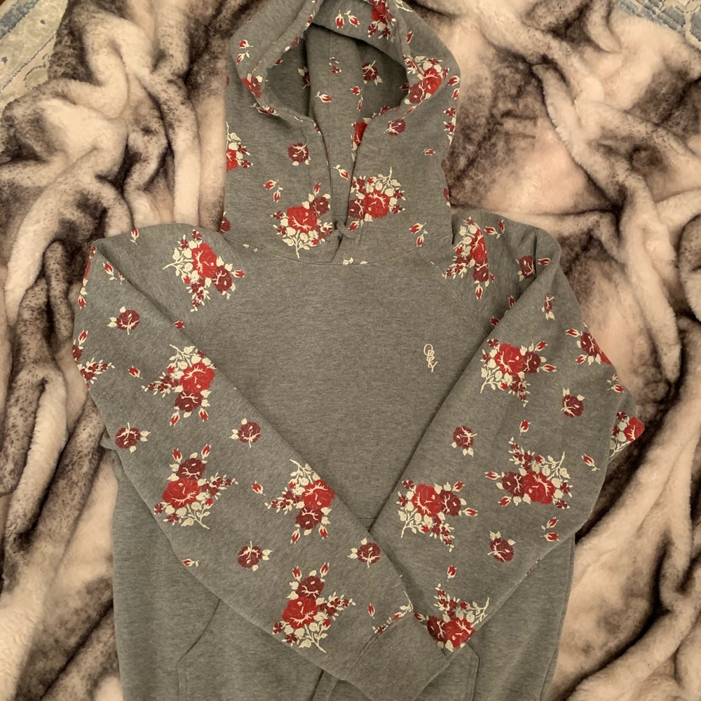 Obey floral hoodie